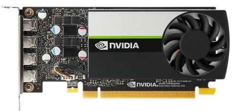 PNY VCNT1000-8GB-SB NVIDIA T1000 8GB GDDR6 4x MINI DISPLAYPORT PCI EXPRESS 3.0 LP - ATX BRACKET SMALL BOX