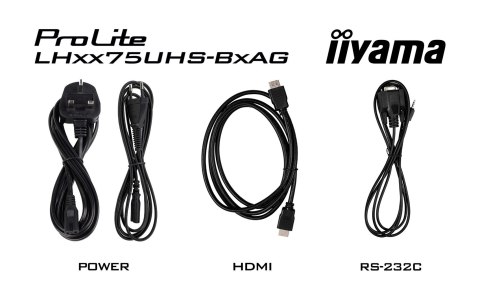 Monitor IIYAMA 139.0cm (55") LH5575UHS-B2AG 16:9 2xHDMI+3xDP+2xUSB (Speditionsversand)