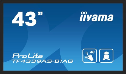 Monitor iiyama ProLite TF4339AS-B1AG - 43" - Płaski ekran - 108 cm