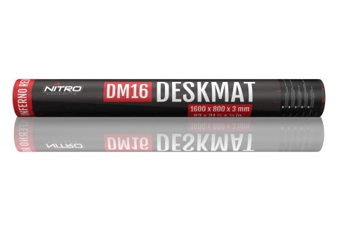 Nitro Concepts DM16 Podkładka dla graczy Czarny, Czerwony
