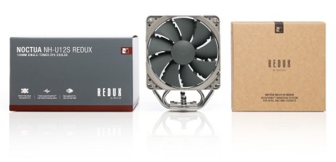 Noctua NH-U12S redux Procesor Chlodnica/wentylator 12 cm Szary, Stal nierdzewna