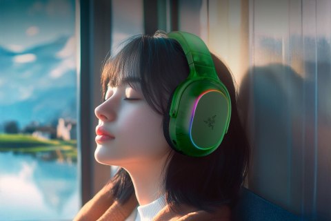 Zestaw słuchawkowy Razer Barakuda X Green Edition z mikrofonem