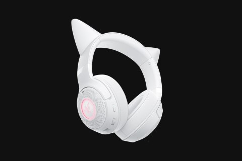 Zestaw słuchawkowy Razer | Kraken Kitty V2 BT | Łączność Bluetooth | Nauszne | Mikrofon | Redukcja szumów | Bezprzewodowy | Biał