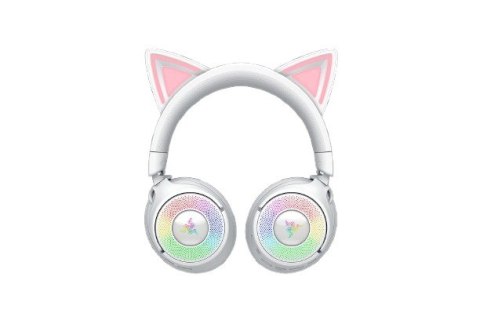 Zestaw słuchawkowy Razer Kraken Kitty V3 Pro Bluetooth Nauszne Mikrofon Bezprzewodowy Biały