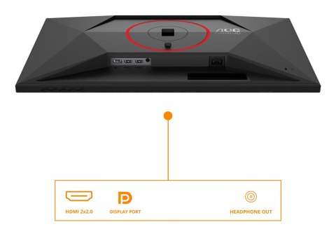 Monitor AOC 68,6cm (27") Q27G4ZR 16:09 2xHDMI+DP/czerwony