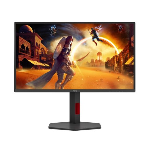 Monitor AOC Q25G4SR, 24,5 cali, IPS, Złącze QHD, 16:9, 300 Hz, 1 ms, 2560 x 1440 pikseli, 400 cd/m2, Ilość portów HDMI: 2, Czarn