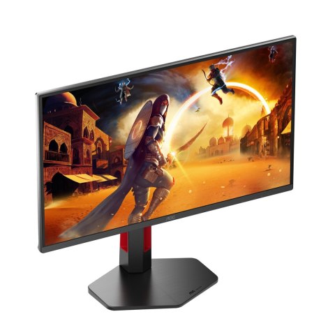 Monitor AOC Q25G4SR, 24,5 cali, IPS, Złącze QHD, 16:9, 300 Hz, 1 ms, 2560 x 1440 pikseli, 400 cd/m2, Ilość portów HDMI: 2, Czarn