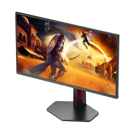 Monitor AOC Q25G4SR, 24,5 cali, IPS, Złącze QHD, 16:9, 300 Hz, 1 ms, 2560 x 1440 pikseli, 400 cd/m2, Ilość portów HDMI: 2, Czarn