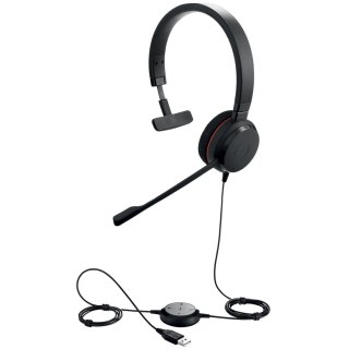 Jabra 4993-823-109 słuchawki/zestaw słuchawkowy Przewodowa Opaska na głowę Biuro/centrum telefoniczne USB Typu-A Czarny