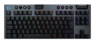 Logitech G G915 X Lightspeed klawiatura Gaming USB + RF Wireless + Bluetooth QWERTY Amerykański międzynarodowy Czarny