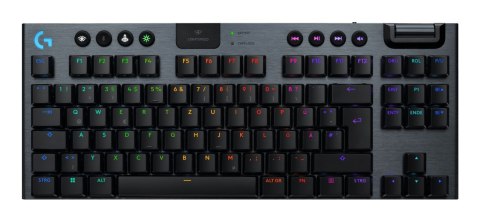 Logitech G G915 X Lightspeed klawiatura Gaming USB + RF Wireless + Bluetooth QWERTY Amerykański międzynarodowy Czarny