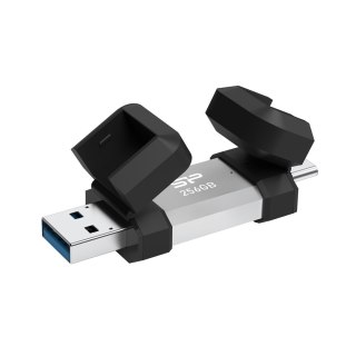 Silicon Power C51 256GB USB-A USB-C Silver