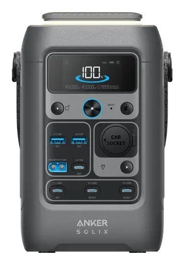 Anker Solix C300 DC przenośne stacja zasilająca 7 Litowo-żelazowo-fosforanowy (LiFePO4) 90000 mAh 300 W 2,8 kg