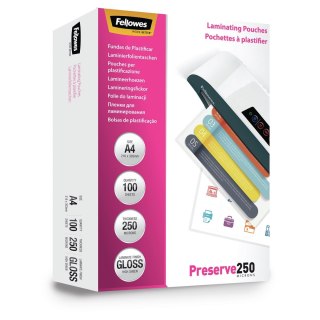 Laminator Pouch Glossy/A4 250 100PCS 5401802 Fellowes