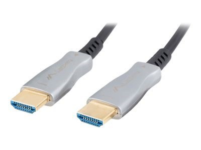 Lanberg CA-HDMI-20FB-0500-BK optyczny kabel HDMI M/M 50m v2.0 4K AOC