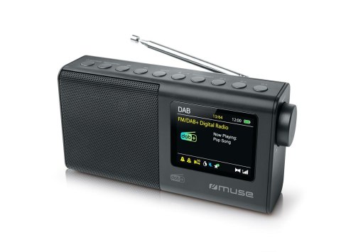 Muse M-117 DB radio Przenośny Cyfrowy Czarny