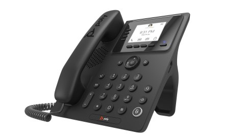 POLY Biznesowy telefon multimedialny CCX 350 do aplikacji Microsoft Teams, z obsługą PoE