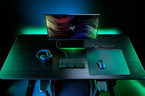RAZER ATLAS SZKŁO HARTOWANE DUŻE CZARNE
