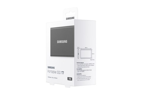 Samsung Portable SSD T7 1 TB Szary
