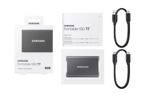 Samsung Portable SSD T7 1 TB Szary