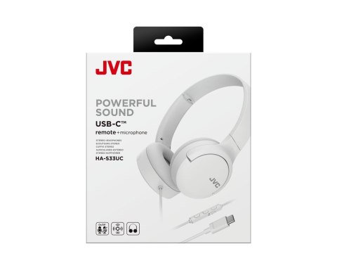 Słuchawki JVC HA-S33UCWU Białe