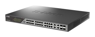 D-Link DSS 200G-28MP - Switch - zarządzany - 24 x PoE - Switch - 1 Gbps