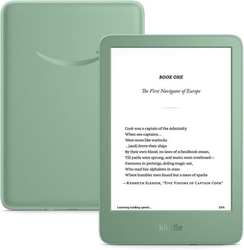 Ebook New Kindle (11th Generation) - 2024 release 6" glare-free 16GB Wi-Fi (Ad-supported) Matcha (WYPRZEDAŻ) Ebook New Kindle (11th Generation) - 2024 release 6" glare-free 16GB Wi-Fi (Ad-supported) Matcha (WYPRZEDAŻ)