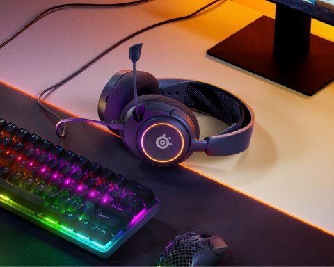 Steelseries Arctis Nova 3 Zestaw słuchawkowy Przewodowa Opaska na głowę Gaming USB Type-C Czarny