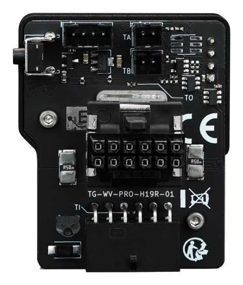 Termiczna karta graficzna Grizzly WireView 90 Pro, 1x12VHPWR - Wsteczny