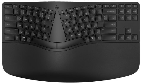 HP Klawiatura ergonomiczna bezprzewodowa + numeryczna 965 7E756AA czarna