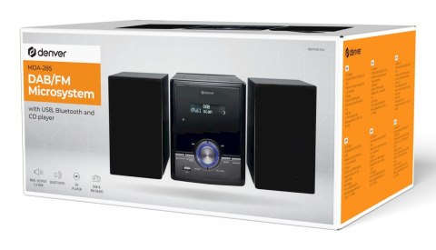 Micro system Denver MDA-285 z BT, CD, radiem i AUX