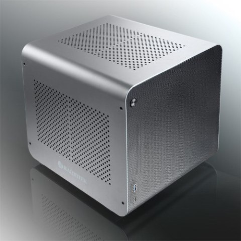 RAIJINTEK METIS EVO ALS Mini Tower Srebrny