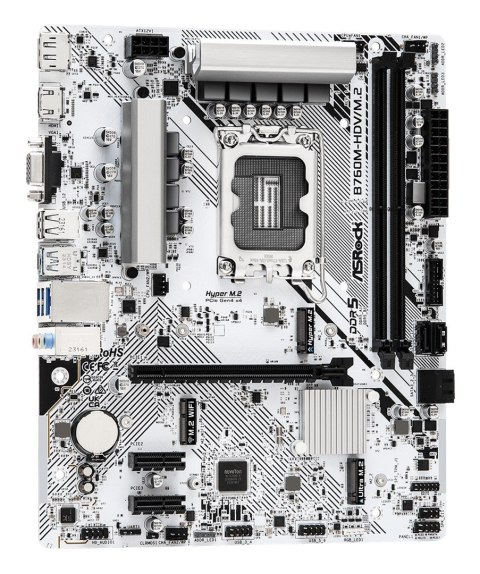Asrock B760M-HDV/M.2 płyta główna Intel B760 LGA 1700 micro ATX