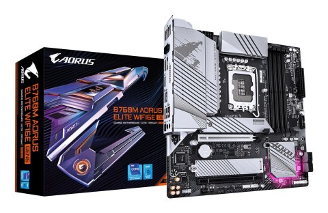 GIGABYTE B760M AORUS ELITE WIFI6E GEN5 Intel B760 LGA 1700 micro ATX