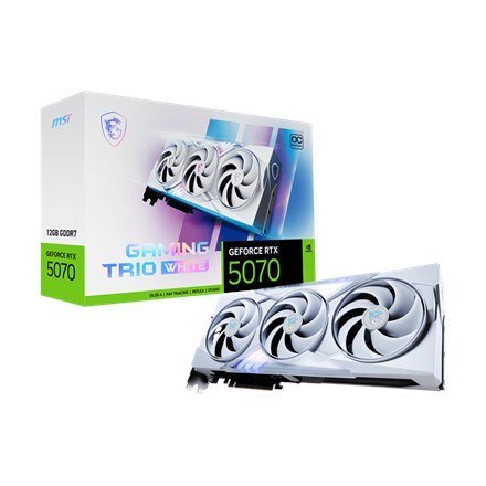 MSI GAMING GeForce RTX 5070 12G TRIO OC WHITE NVIDIA 12 GB GDDR7
