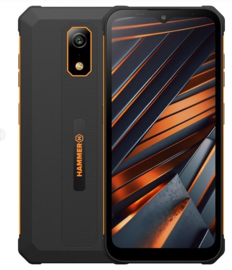 Telefon żelazo młotkowe Va Pomarańczowo-czarny 64GB