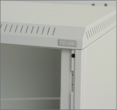 Triton 19" Rack Wall-mount 9U/250 glass door Szafa wisząca Szary
