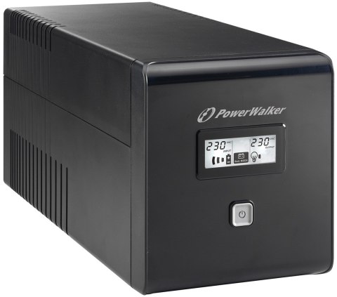 PowerWalker VI 1000 LCD 1 kVA 600 W 4 x gniazdo sieciowe