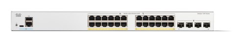 Cisco C1200-24FP-4G łącza sieciowe Zarządzany L2/L3 Gigabit Ethernet (10/100/1000) Biały