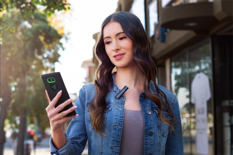 Mikrofon Razer Seiren BT do mobilnego przesyłania strumieniowego, Bluetooth, czarny, bezprzewodowy