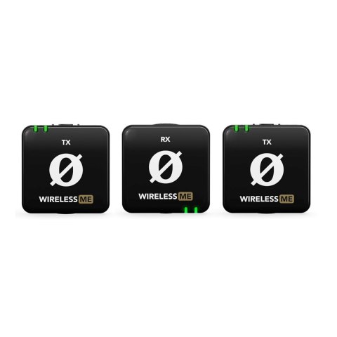 RODE Wireless ME Dual - Kompaktowy bezprzewodowy system mikrofonowy z dwoma nadajnikami do nagrywania dwukanałowego (czarny) RODE Wireless ME Dual - Kompaktowy bezprzewodowy system mikrofonowy z dwoma nadajnikami do nagrywania dwukanałowego (czarny)