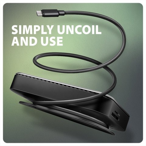 AXAGON HMC-UFO USB-C Hub, M.2 SATA/NVMe, 1 Gbit/s Ethernet, 384 kHz Audio - schwarz/silber