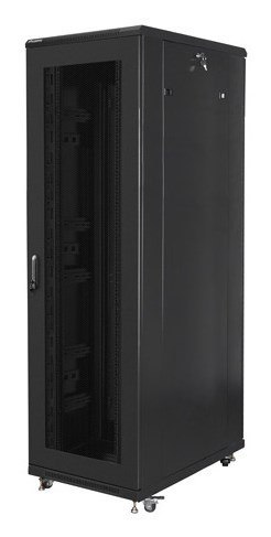LANBERG SZAFA STOJĄCA RACK 19" 42U 800X1000 CZARNA drzwi perforowane