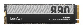 Dysk SSD Lexar | Zobacz materiał NM990 | 2000 GB | Format dysku SSD M.2 2280 | Interfejs dysku półprzewodnikowego PCIe Gen 5x4 |