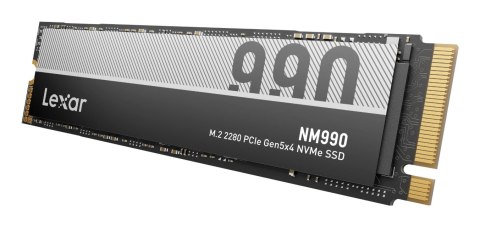 Dysk SSD Lexar | Zobacz materiał NM990 | 2000 GB | Format dysku SSD M.2 2280 | Interfejs dysku półprzewodnikowego PCIe Gen 5x4 |