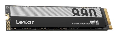 Dysk SSD Lexar | Zobacz materiał NM990 | 2000 GB | Format dysku SSD M.2 2280 | Interfejs dysku półprzewodnikowego PCIe Gen 5x4 |