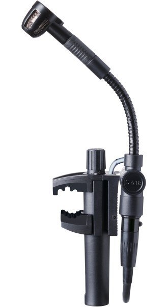 Mikrofon instrumentalny gęsia szyja AKG C518 M z adapterem Phantom w XLR