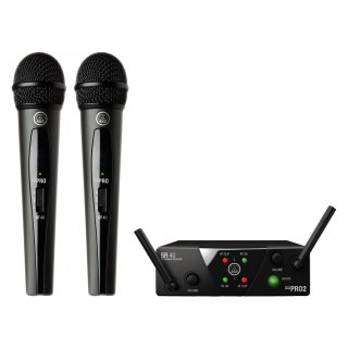 Mikrofonowy zestaw bezprzewodowy AKG WMS40 Mini2 Vocal Set BD US25B/D