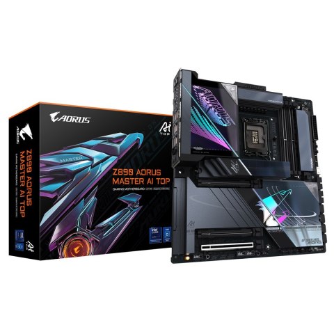 Płyta główna GIGABYTE Z890 AORUS MASTER AI TOP E-ATX Mainboard Sockel 1851 TB4/WIFI7