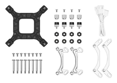 DeepCool LE240 WH V2 Procesor Chłodnica cieczy all-in-one 12 cm Biały 1 szt.